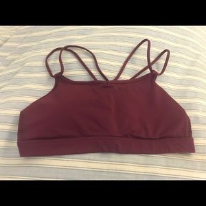 Lululemon bra sz 6 maroon color